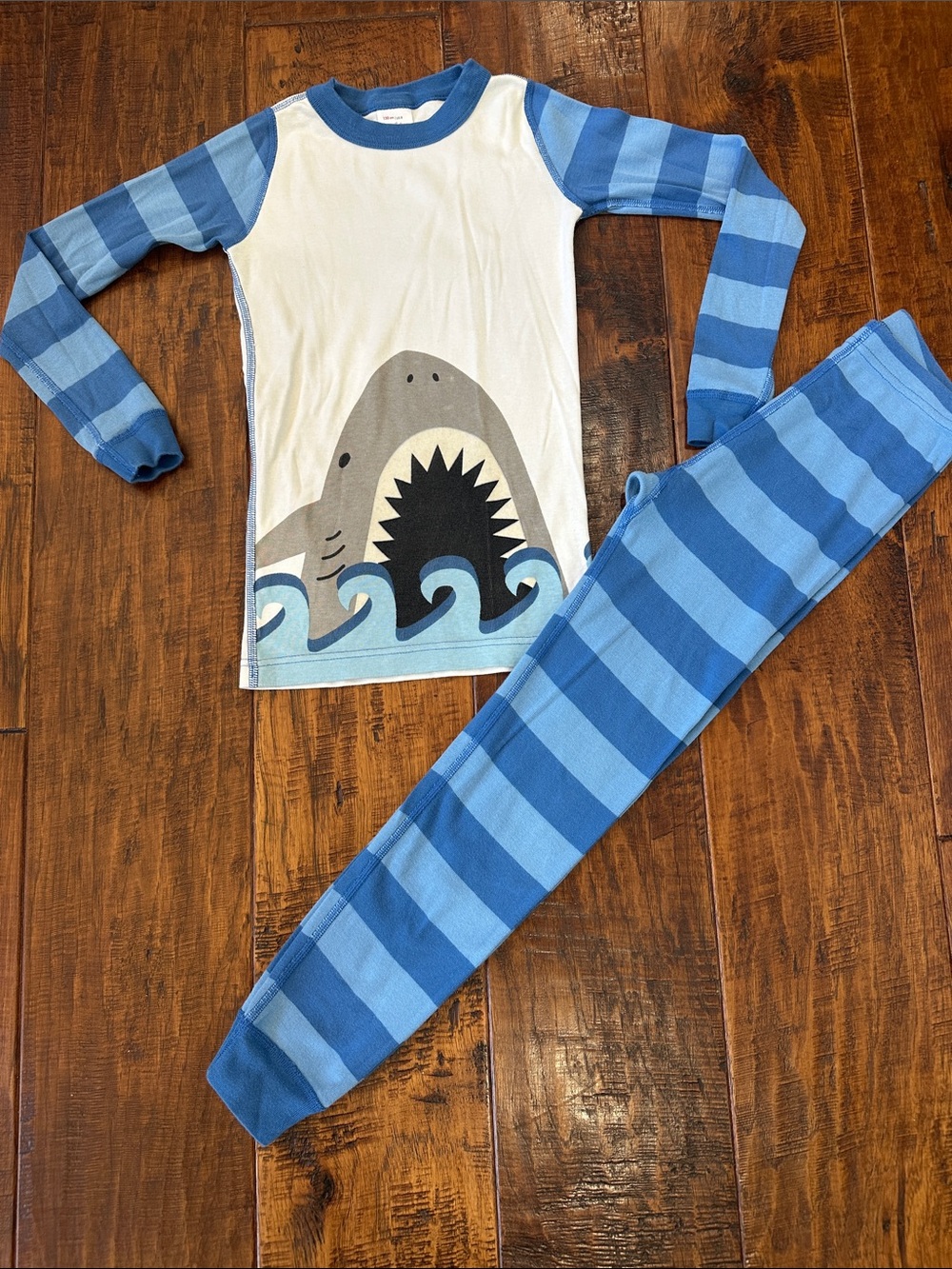 ✨ Hanna Andersson Unisex Shark Long John Pajama Set ✨